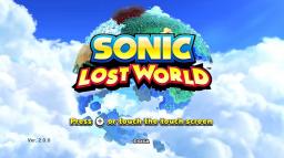 Sonic Lost World Title Screen
